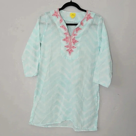 Roller Rabbit Made in India Lightweight Tunic sz Small - Picture 1 of 7